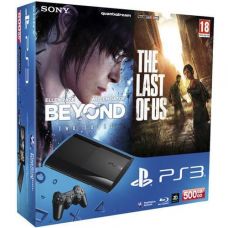 Sony PlayStation 3 Super Slim 500Gb Гра Beyond: Two Souls (За Гранню: Дві Душі) The Last Of Us (Одні з Нас)